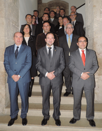 Foto de los asistentes de las ocho diputaciones que integran el Consorcio Camino del Cid