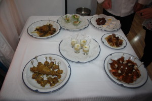 Presentación platos Gallo Serrano de Teruel