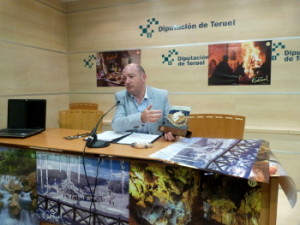 El diputado de Turismo, Francisco Martí, en la presentación de los actos