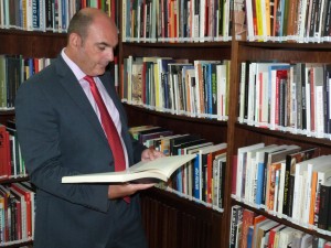 El diputado delegado de Museos y Bibliotecas, Juan Carlos Gracia 