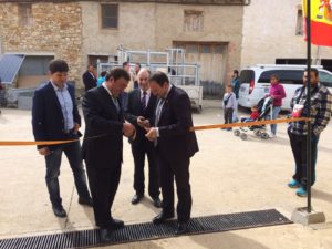 El presidente de la Diputación de Teruel, Ramón Millán, fue el encargado de  inaugurar la feria este año