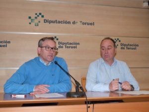 El vicepresidente primero, Joaquín Juste, y el diputado de Cultura, Miguel Iranzo, han presentado las ayudas