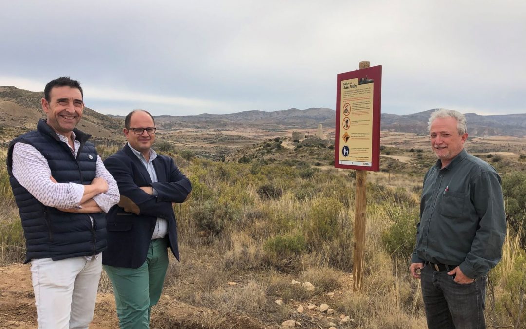 La Diputación de Teruel mejora el acceso a la Sima de San Pedro y al poblado ibérico de Oliete