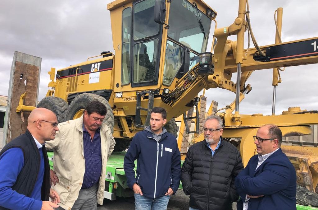 Comienzan los trabajos del Plan urgente de la Diputación de Teruel para el arreglo de caminos rurales