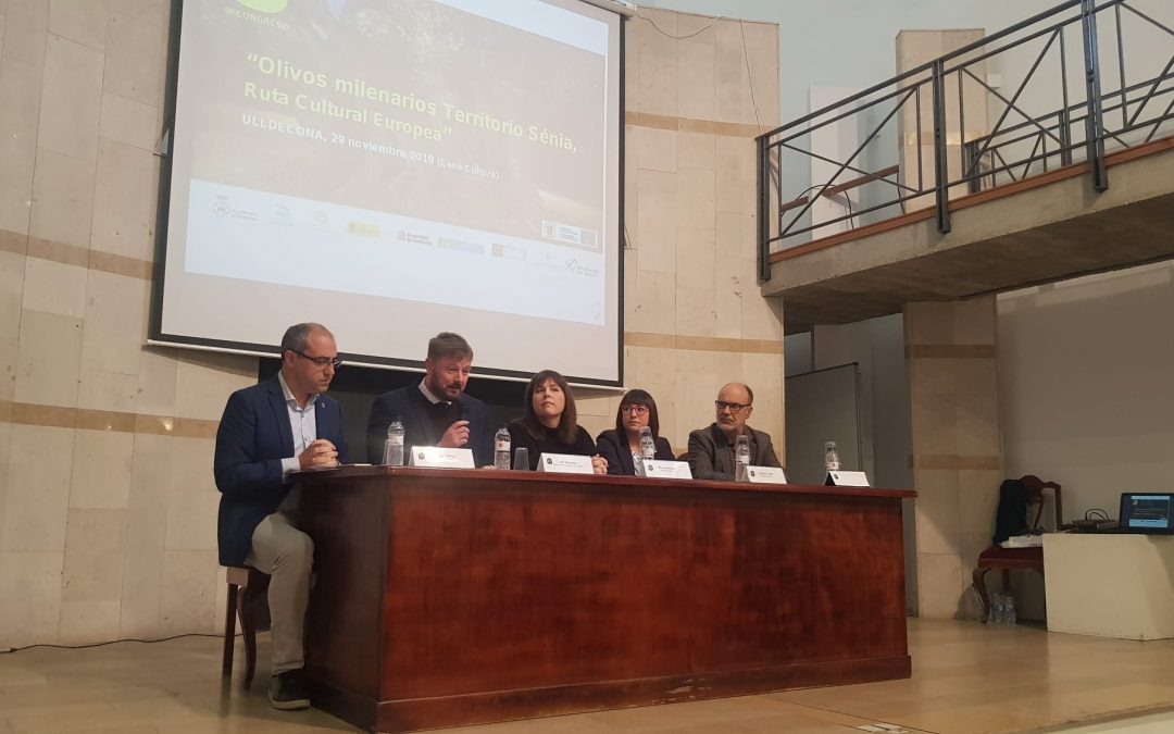 La Diputación de Teruel participa en el Congreso de Olivos Milenarios Territorio Sénia