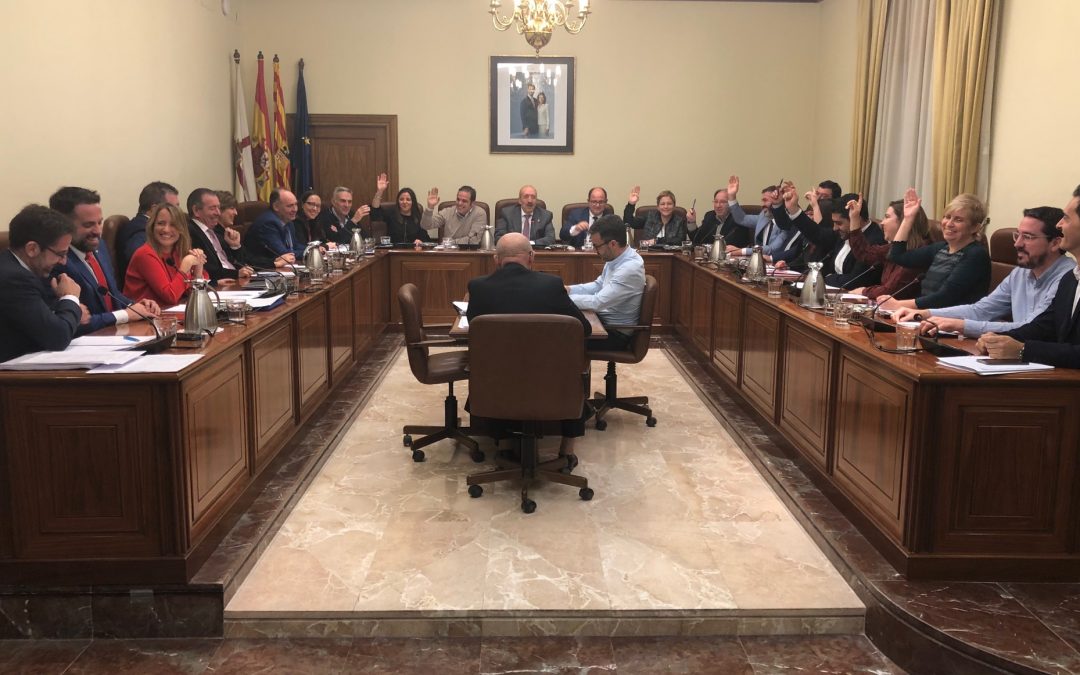 Aprobado sin ningún voto en contra el presupuesto para 2020 de la Diputación de Teruel
