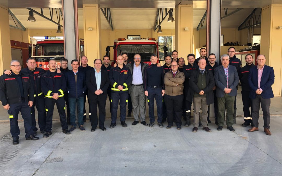 Manuel Rando: “Los bomberos de la Diputación de Teruel han dado muestra de un compromiso absoluto”