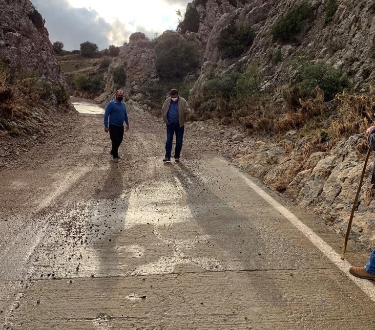 Reabierta la pista entre Alpeñés y Corbatón tras las afecciones por una tromba de agua
