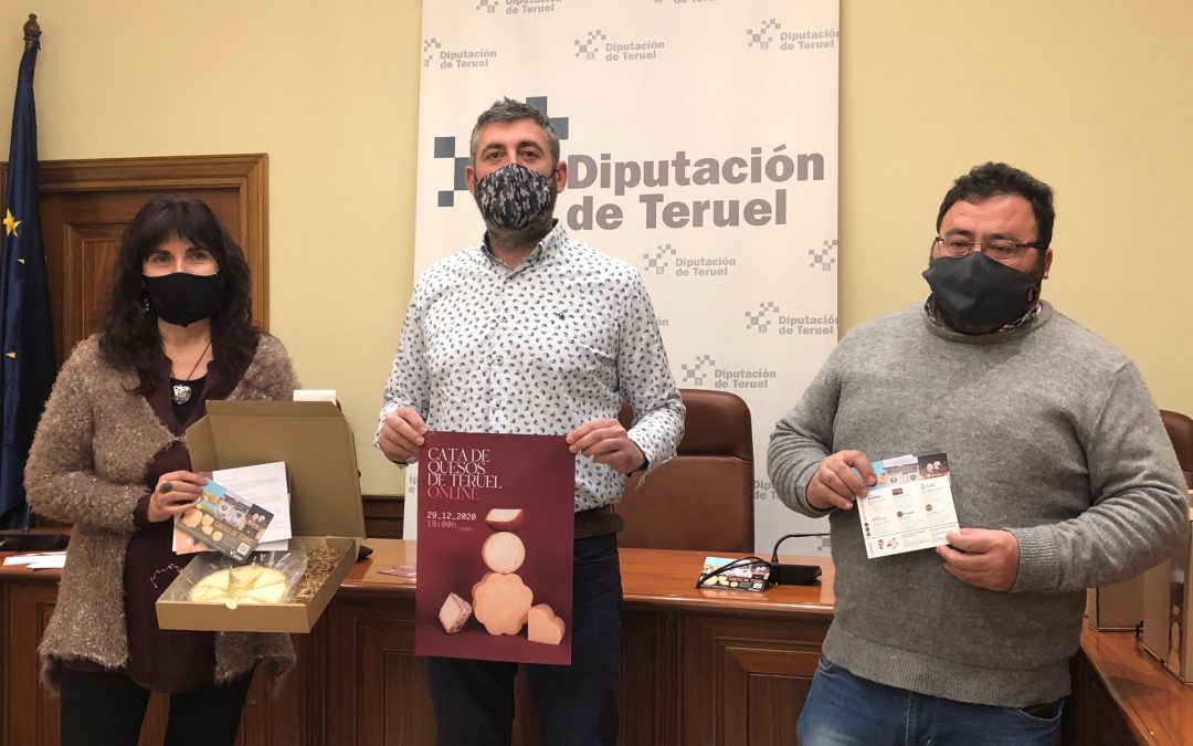 La DPT patrocina una cata de quesos de Teruel online y solidaria