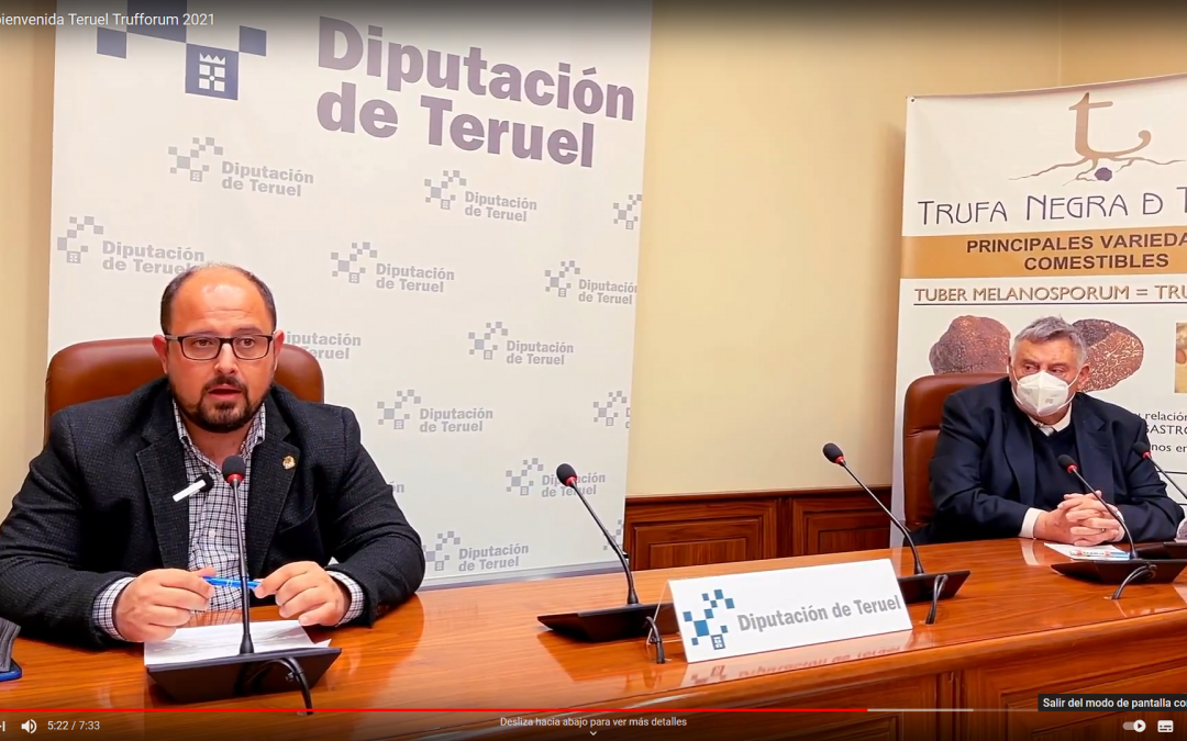 Alberto Izquierdo resalta el papel de Trufforum para “exhibir Teruel al mundo” a través de la trufa