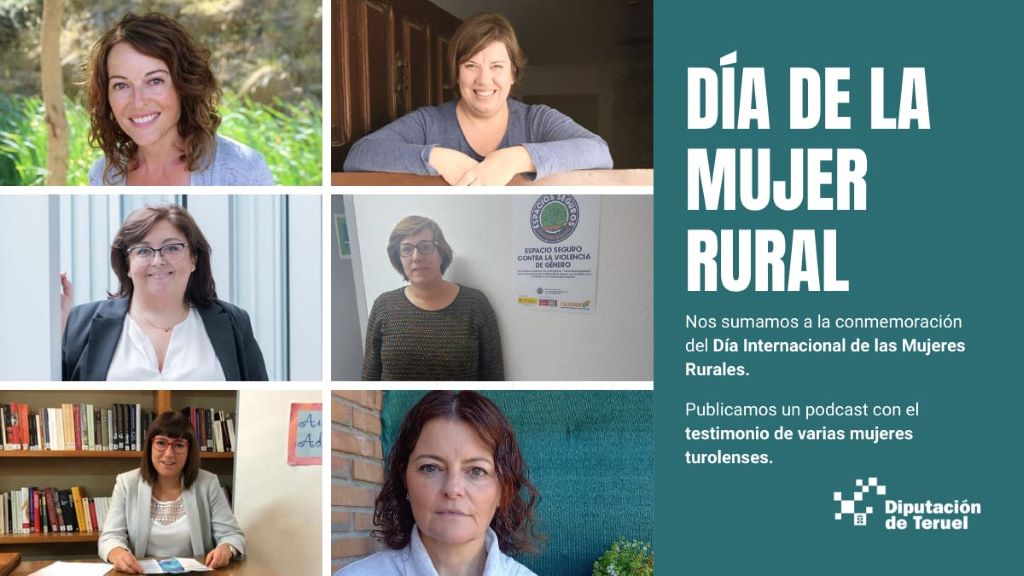 Seis mujeres ponen su voz al podcast con el que la DPT conmemora el Día Internacional de las Mujeres Rurales