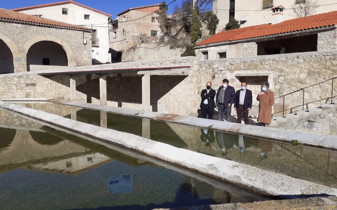 La fuente de Rudilla luce renovada tras su rehabilitación con fondos del Plan de Obras y Servicios de la DPT