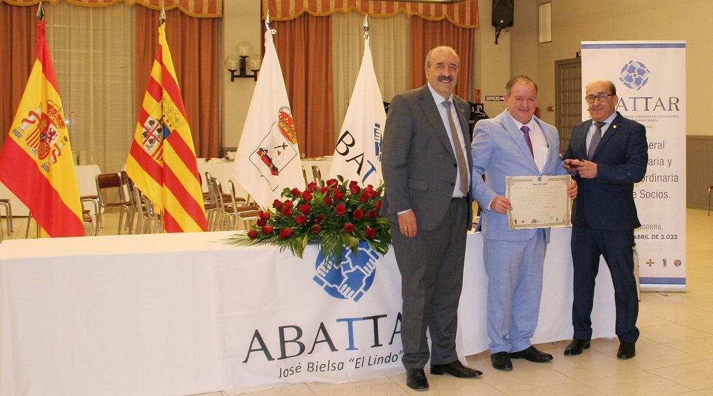 Rando participa en la cena anual de Abattar y asegura el apoyo que recibe de la Diputación de Teruel