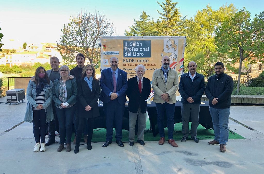 La Diputación de Teruel reitera su apoyo al sector del libro en la inauguración del III Salón Endei Norte en Cella