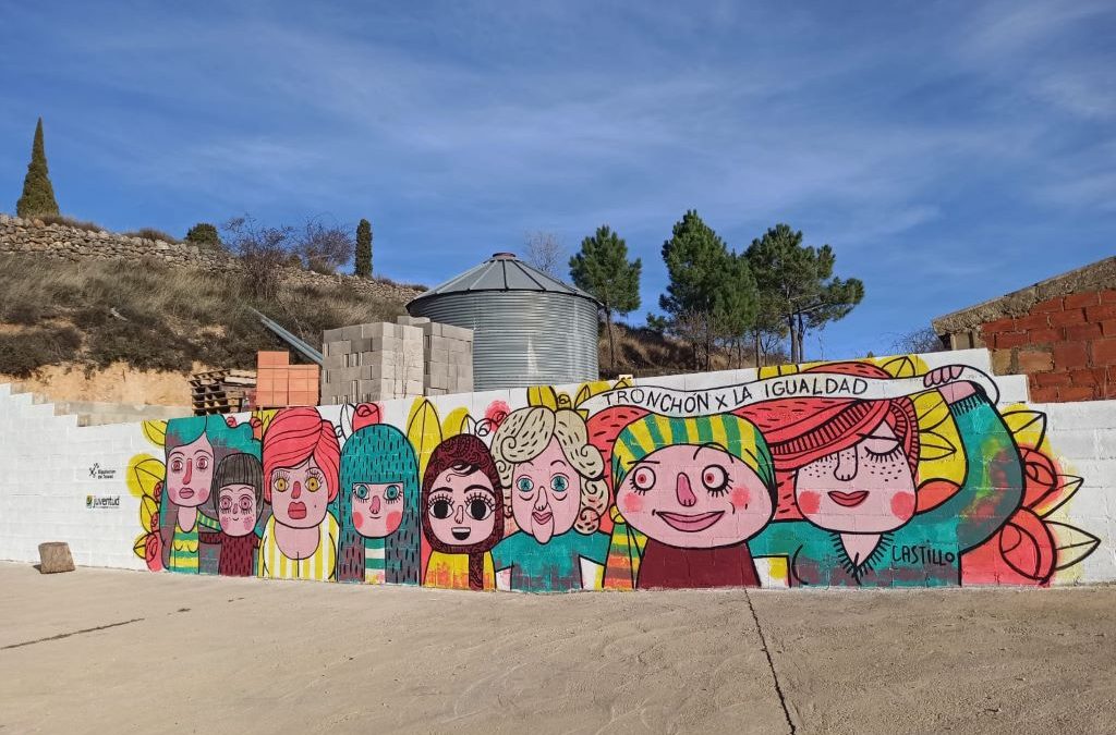 Nuevos murales de igualdad de género en Tronchón y Alacón