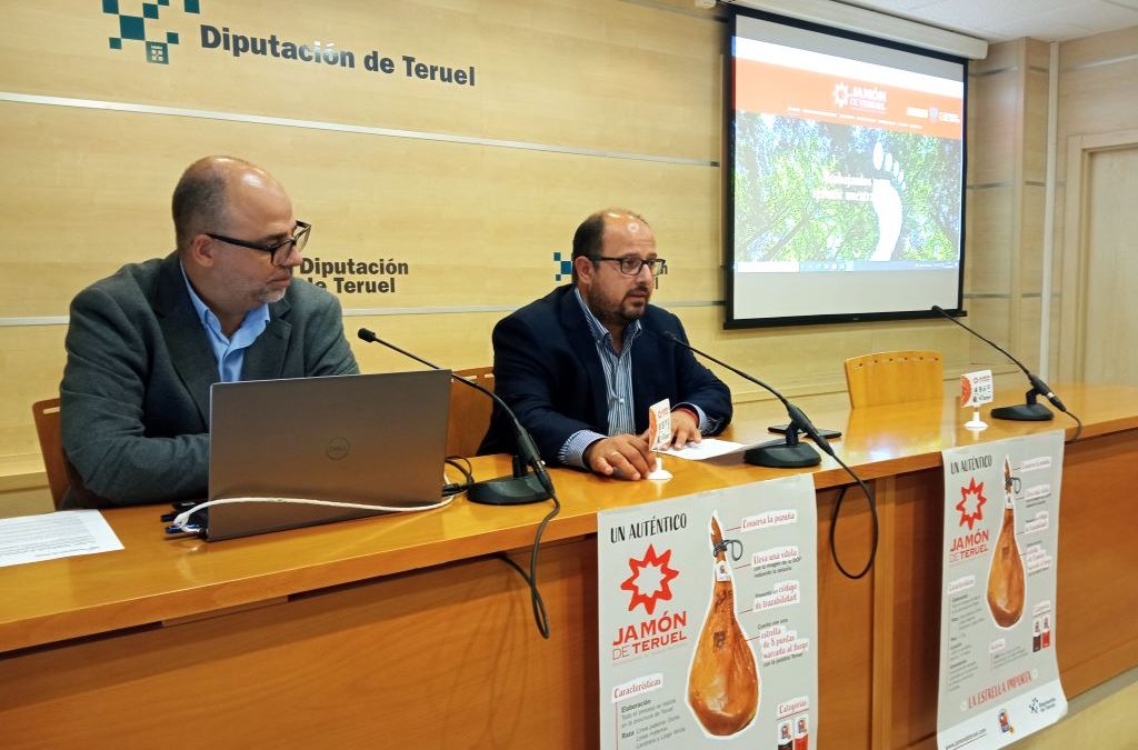 Un mapa interactivo de la provincia muestra dónde consumir y comprar jamón de DO de Teruel