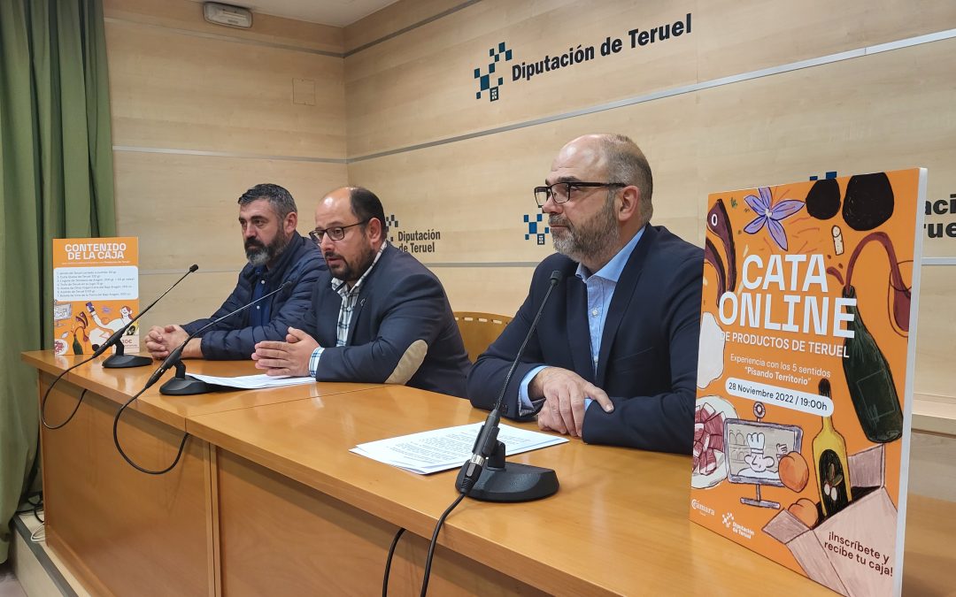 La Diputación de Teruel organiza una cata online de productos agroalimentarios para 600 personas