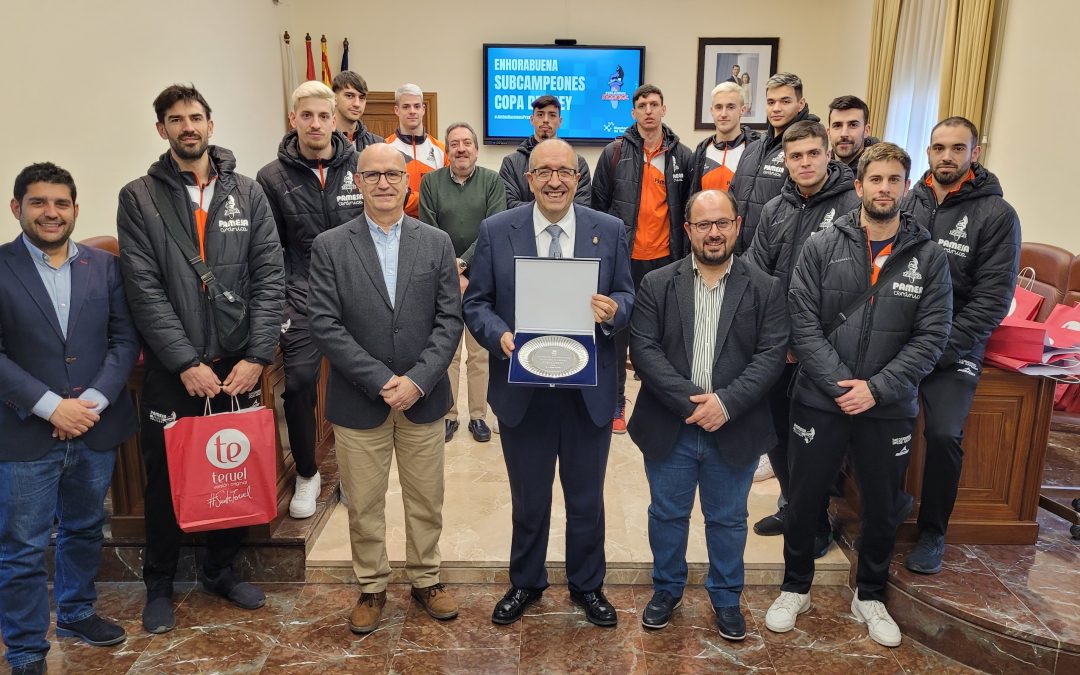 La DPT felicita al Pamesa Teruel Voleibol tras proclamarse subcampeón de la Copa del Rey