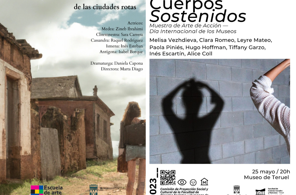Alumnas de la Escuela de Arte de Teruel representarán la pieza ‘La última memoria de las ciudades rotas’ en el Museo Provincial