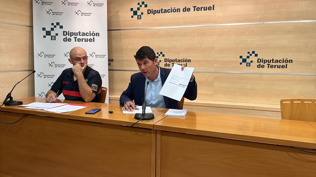 El Servicio de Bomberos de la Diputación de Teruel realiza 1.206 servicios en los primeros nueve meses del año