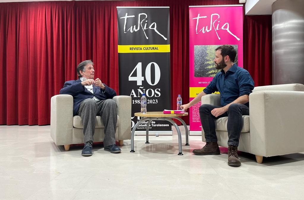 Luis Landero y Fernando del Val conversan para presentar el nuevo número de ‘Turia’