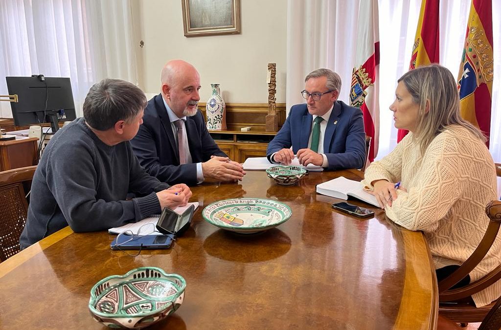 La DPT y la Dirección General de Despoblación del Gobierno de Aragón crearán una oficina técnica para ayudar a los pequeños ayuntamientos para captar fondos europeos