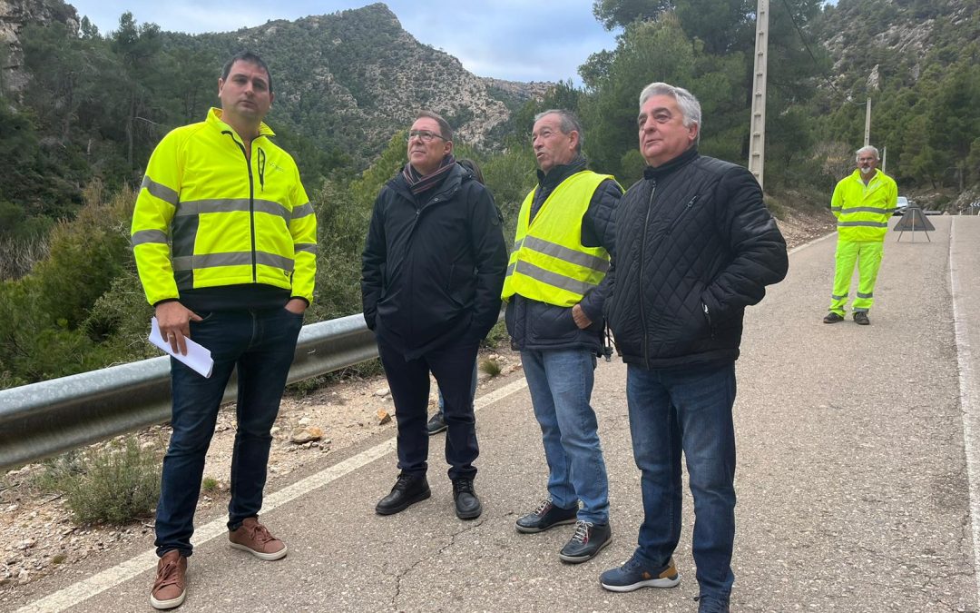 La Diputación de Teruel sanea y asegura el túnel de Beceite después del derrumbe de septiembre